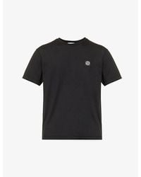 Stone Island - Logo-Patch Regular-Fit Cotton-Jersey T-Shirt - Lyst