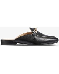 LK Bennett - Eve Snaffle-trim Backless Leather Loafers - Lyst