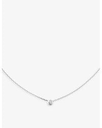 Cartier - D'Amour Large 18Ct- And 0.18Ct Brilliant-Cut Diamond Necklace - Lyst