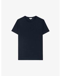 Reiss - Bless Crewneck Cotton-jersey T-shirt - Lyst