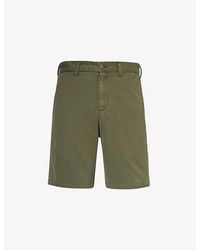 Agolde - Vinson Mid-rise Cotton Chino Shorts - Lyst