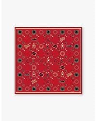 Cartier - Diablo De Graphic-Print Silk-Twill Scarf - Lyst