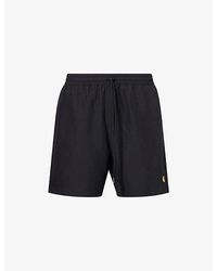 Carhartt - Chase Logo-Embroidered Swimming Trunks - Lyst