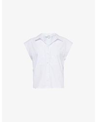 FRAME - The Seersucker Leisure Striped Cotton-Poplin Shirt - Lyst