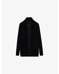 Zadig & Voltaire - Robyn Rhinestone-Embellished Cashmere Cardigan - Lyst