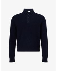 Bottega Veneta - Polo Knit Wool And Cashmere Jumper - Lyst