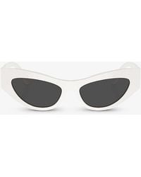 Dolce & Gabbana - Dg4450 Cat Eye-frame Acetate Sunglasses - Lyst