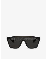 Dolce & Gabbana - Dg6125 Square-frame Nylon Sunglasses - Lyst