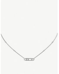 Messika - Baby Move 18ct -gold And Diamond Necklace - Lyst