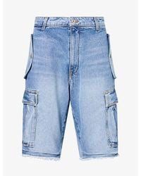 GALLERY DEPT. - Theo Cotton Denim Cargo Shorts - Lyst