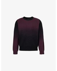 Rag & Bone - Crew-Neck Brushed Relaxed-Fit Wool And Cashmere-Blend Jumper - Lyst