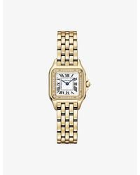 Cartier - Crwjpn0086 Panthère De Small 18Ct- And Diamond Quartz Watch - Lyst