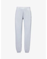 GYMSHARK - Everywear Comfort Brand-print Cotton-jersey jogging Bottoms - Lyst