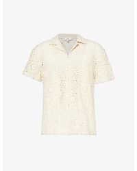 CHE - Achilles Geometric-knit Cotton-blend Shirt - Lyst