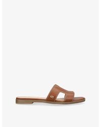 KG by Kurt Geiger - Raven Faux-Leather Sandals - Lyst