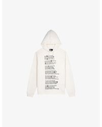 The Kooples - Graphic-Print Regular-Fit Hooded Cotton Sweatshirt - Lyst