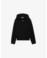 Zadig & Voltaire - Georgy Diamante-Wing Relaxed-Fit Cotton-Blend Hoody - Lyst