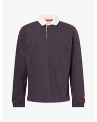 The North Face - Box Rugby Long-Sleeve Cotton-Stretch Shirt - Lyst