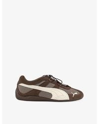 PUMA - Speedcat Go Leather And Mesh Trainers - Lyst