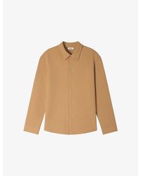 Sandro - Joker Long-Sleeve Regular-Fit Stretch-Woven Shirt - Lyst