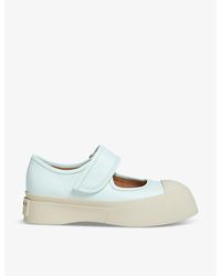 Marni - Pablo Leather Mary Jane Trainers - Lyst