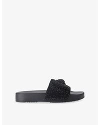 Kurt Geiger - Brockwell Woven Slides - Lyst