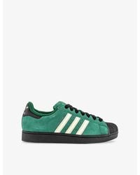 adidas - Superstar Ii Suede Trainers - Lyst
