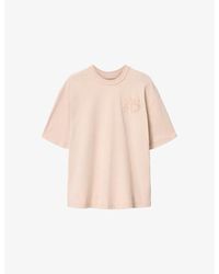 AllSaints - Insignia Logo-Embroidered Cotton T-Shirt - Lyst