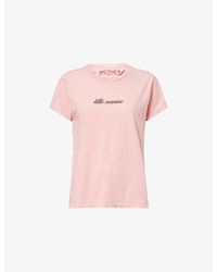 Mother - The Boxy Goodie Goodie Supima-Cotton Jersey T-Shirt - Lyst