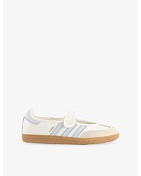 adidas - Samba Jane Leather Trainers - Lyst