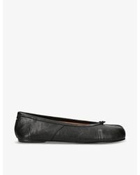 Maison Margiela - Tabi Split-Toe Leather Ballet Flats - Lyst