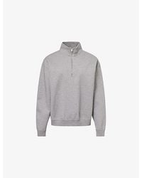 Canada Goose - Wander Quarter-Zip Cotton-Jersey Sweatshirt - Lyst
