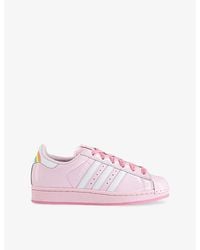 adidas - Superstar Ii Patent-Leather Trainers - Lyst