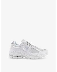 New Balance - 2002 Panelled Low-Top Suede Trainers - Lyst
