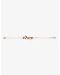 Cartier - Panthère De 18Ct Rose- Tsavorite Garnet And 0.07Ct Diamond Bracelet - Lyst