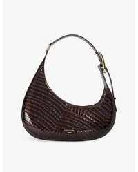 Dune - Disarming Mock-Croc Leather Shoulder Bag - Lyst