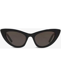 Saint Laurent - Sl213 New Wave Lily Acetate Cat-eye Sunglasses - Lyst