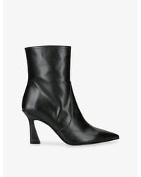 Stuart Weitzman - Vinnie 85 Heeled Leather Ankle Boots - Lyst
