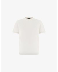 BOGGI - Crew-Neck Cotton Crêpe Knit T-Shirt - Lyst