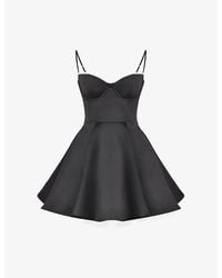 House Of Cb - Minimoiselle Tulle Satin Mini Dress - Lyst