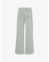 PAIGE - Anessa Braided-Pocket Denim Jeans - Lyst