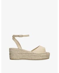 Manebí - Hamptons Suede Espadrille Wedge Sandals - Lyst