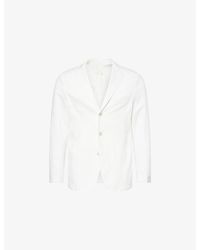 Eleventy - Lazer Notch-Lapel Cotton-Blend Jacket - Lyst