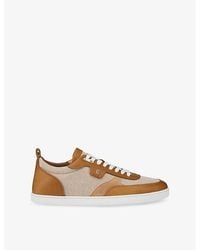 Christian Louboutin - Tutti Rui Leather And Mesh Low-Top Trainers - Lyst