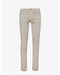 PAIGE - Lennox Slim-fit Tapered-leg Woven Jeans - Lyst