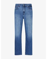 7 For All Mankind - Modern Straight-Leg Denim Jeans - Lyst