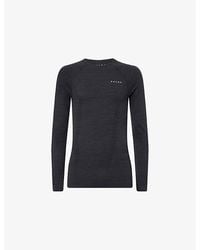 FALKE - Tech Long-Sleeve Stretch-Wool Blend Top - Lyst