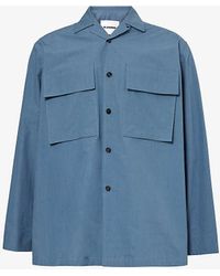Jil Sander - Flap-pocket Regular-fit Cotton Shirt - Lyst