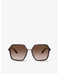 Dolce & Gabbana - Dg4422 Square-frame Tortoiseshell Acetate Sunglasses - Lyst