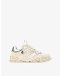 Jimmy Choo - Diamond X Leather Sneakers - Lyst